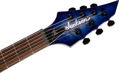 Jackson Pro Series Signature Chris Broderick Soloist HT6P Transparent Blue