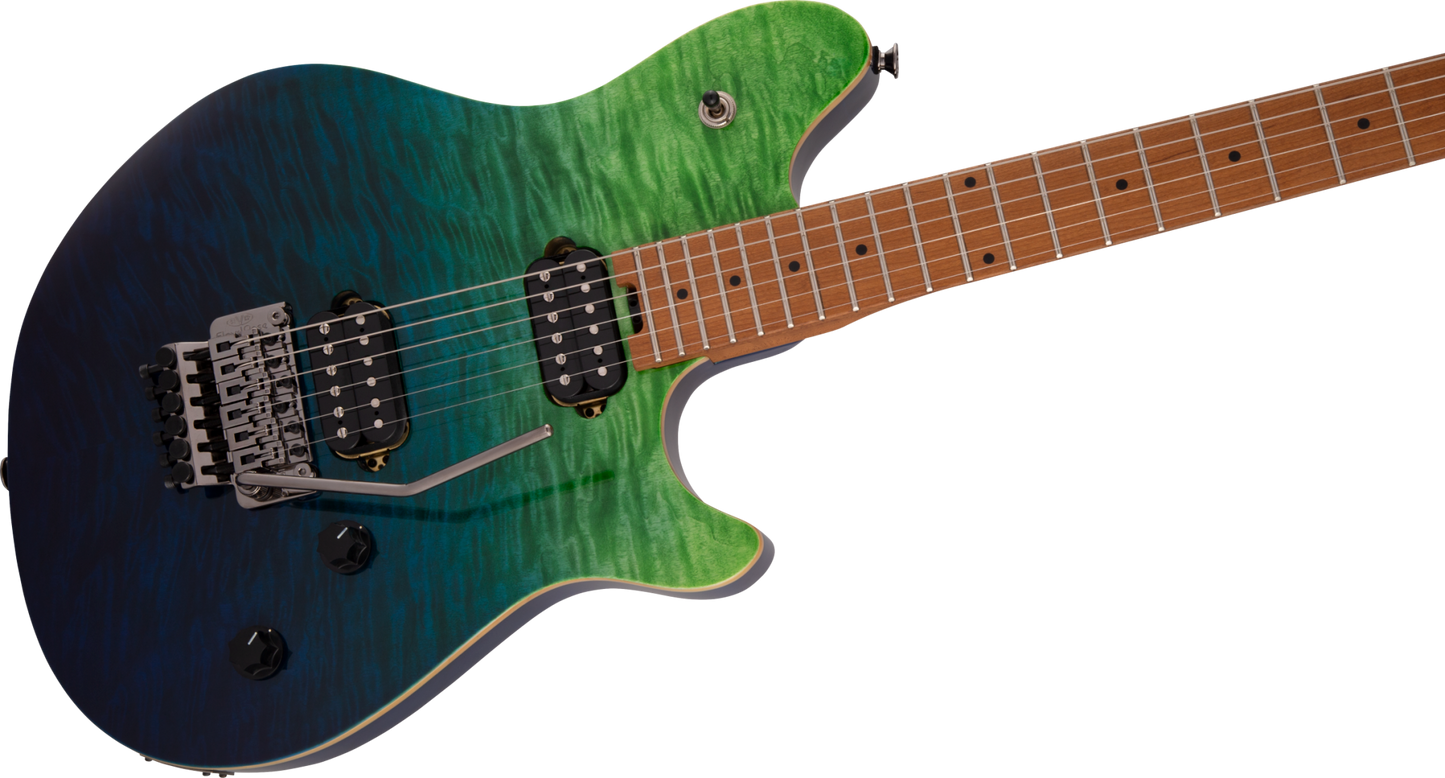 EVH Wolfgang WG Standard QM Tahiti Night Baked Maple Fingerboard