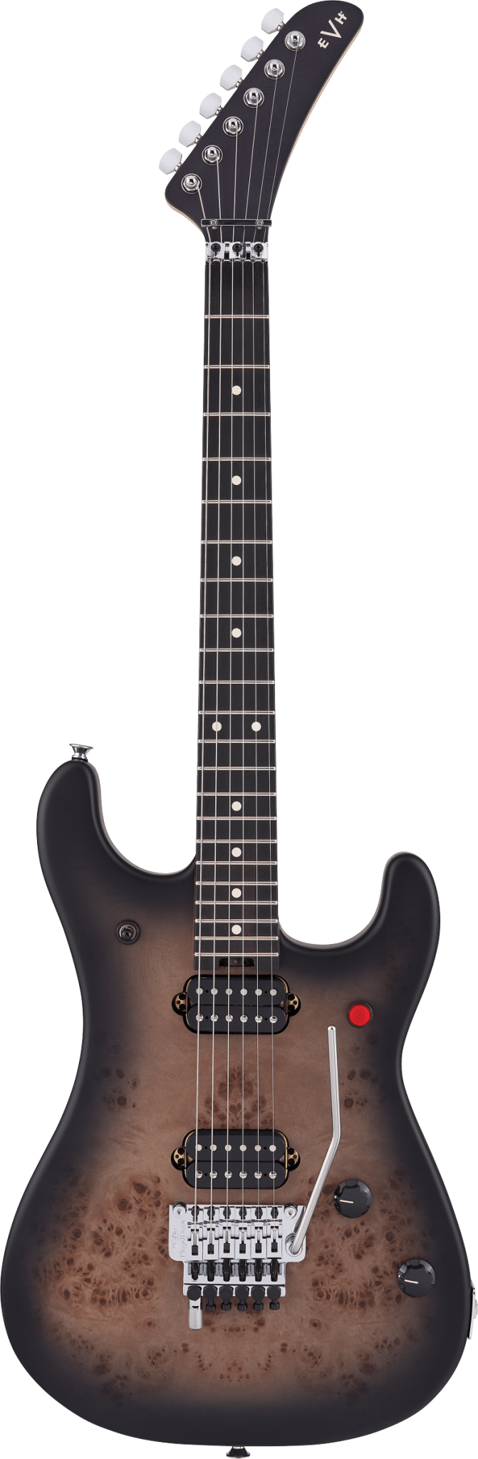 EVH 5150 Series Deluxe Poplar Burl Ebony Fingerboard Black Burst