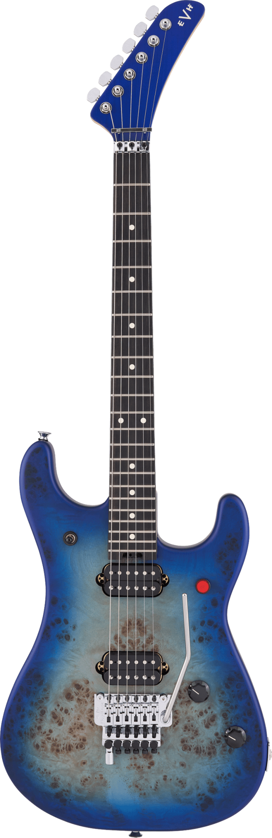 EVH 5150™ Series Deluxe Poplar Burl, Ebony Fingerboard, Aqua Burst