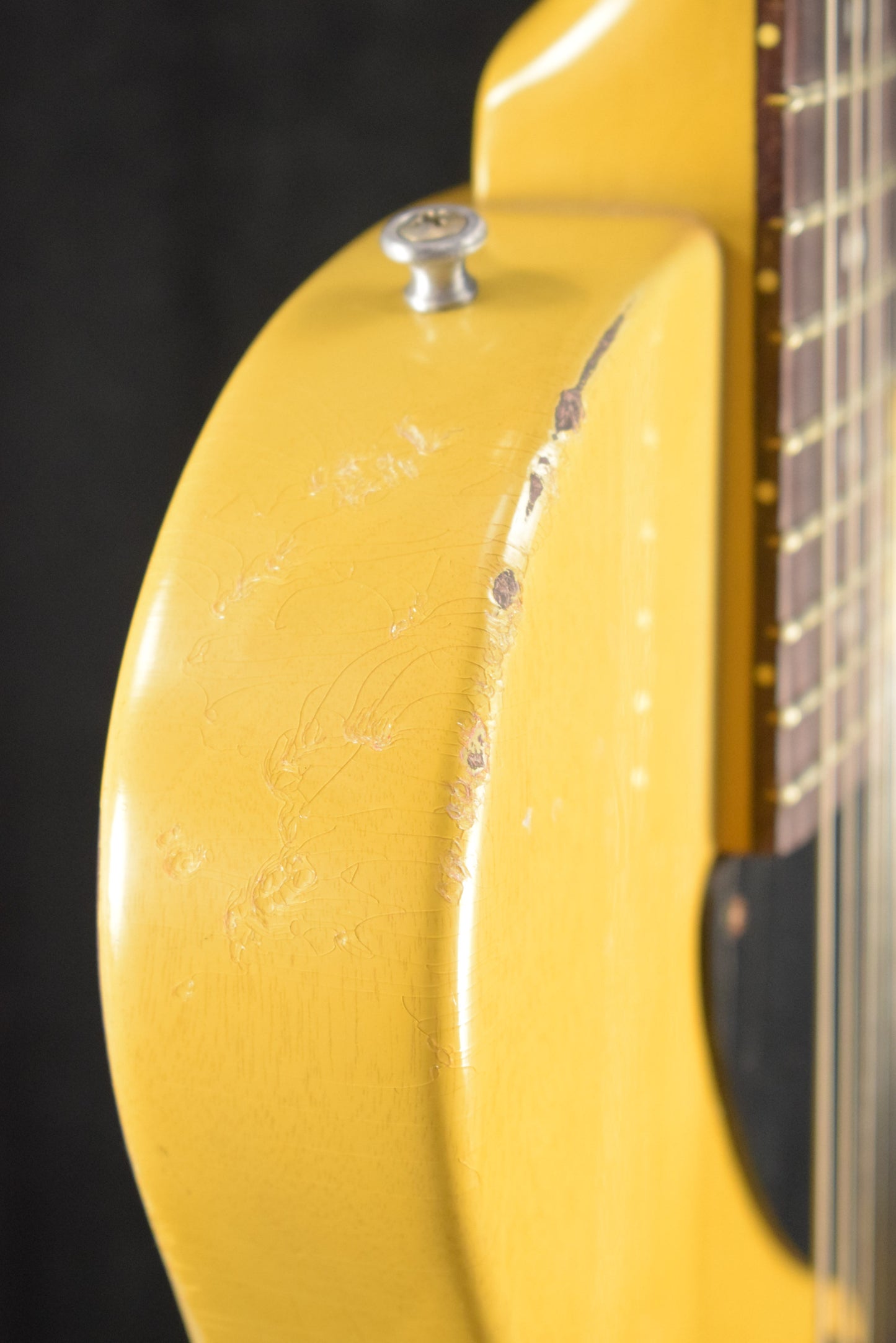 Gibson Murphy Lab 1957 Les Paul Junior Single Cut TV Yellow Heavy Aged