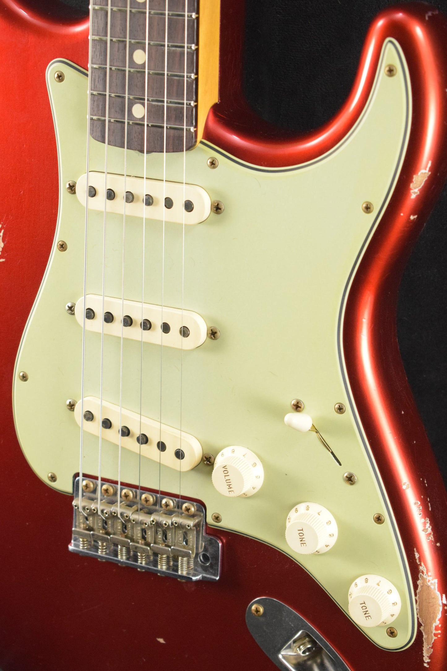 Fender Limited Edition 1960 Strat Relic Aged Candy Apple Red w/ Matching Headstock