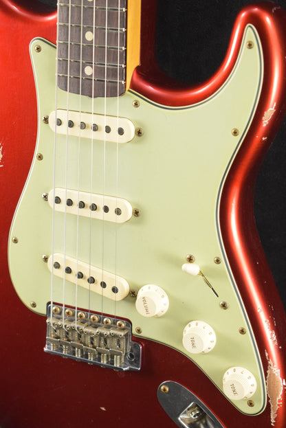 Fender Limited Edition 1960 Strat Relic Aged Candy Apple Red w/ Matching Headstock