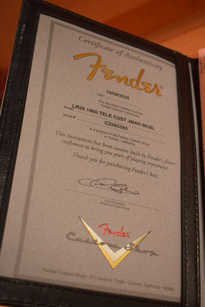 Fender Limited Edition 1960 Tele Custom Journeyman Relic - Mercedes Blue