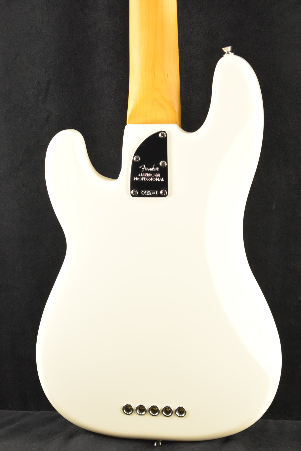 Fender American Professional Precision Bass V Olympic White Rosewood Fingerboard
