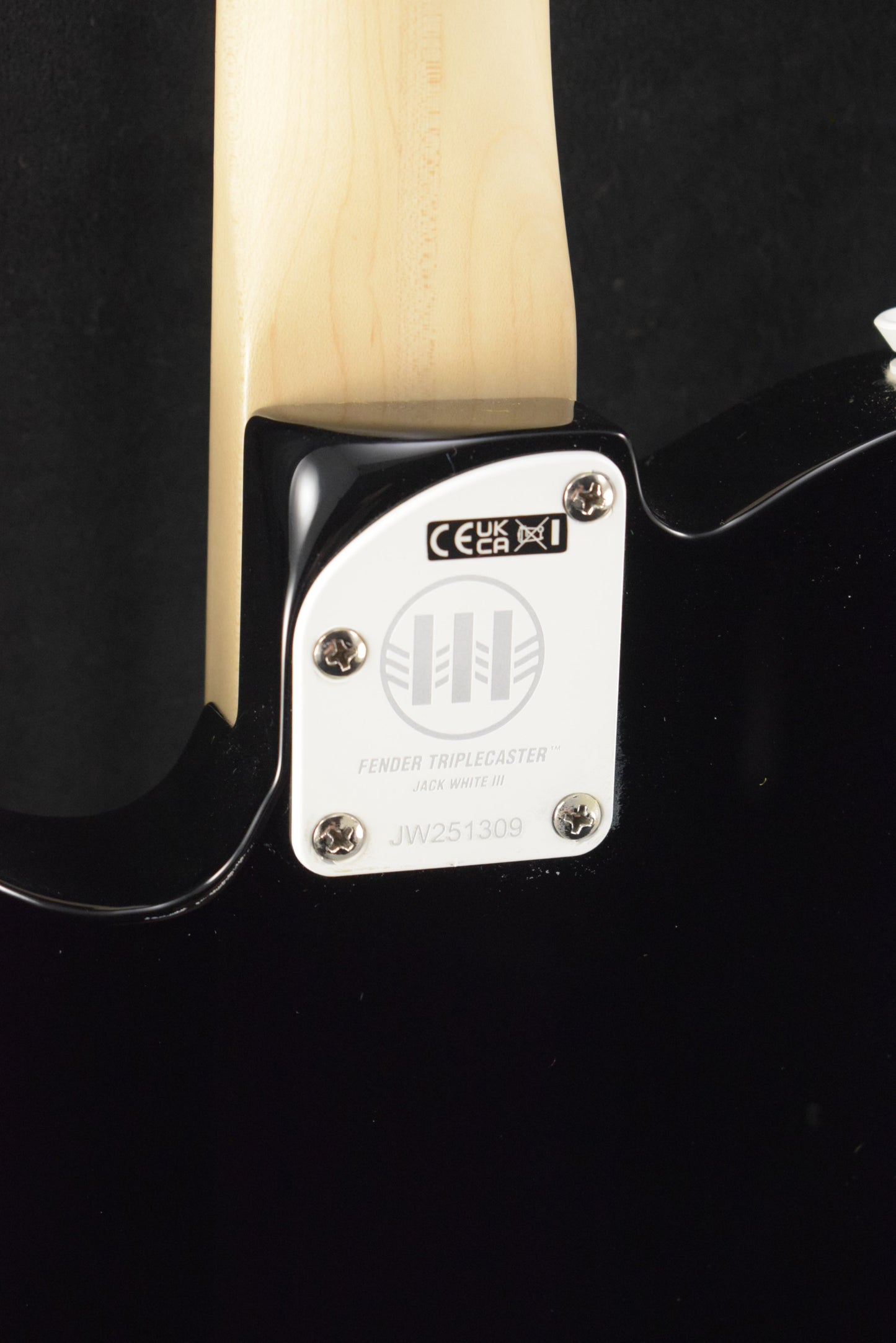 Fender Jack White Triplecaster Black Maple Fingerboard