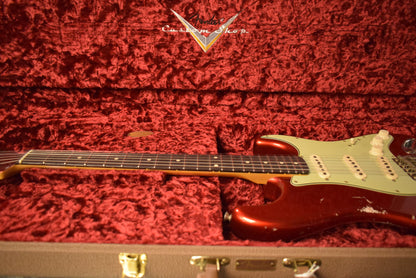 Fender Limited Edition 1960 Strat Relic Aged Candy Apple Red w/ Matching Headstock