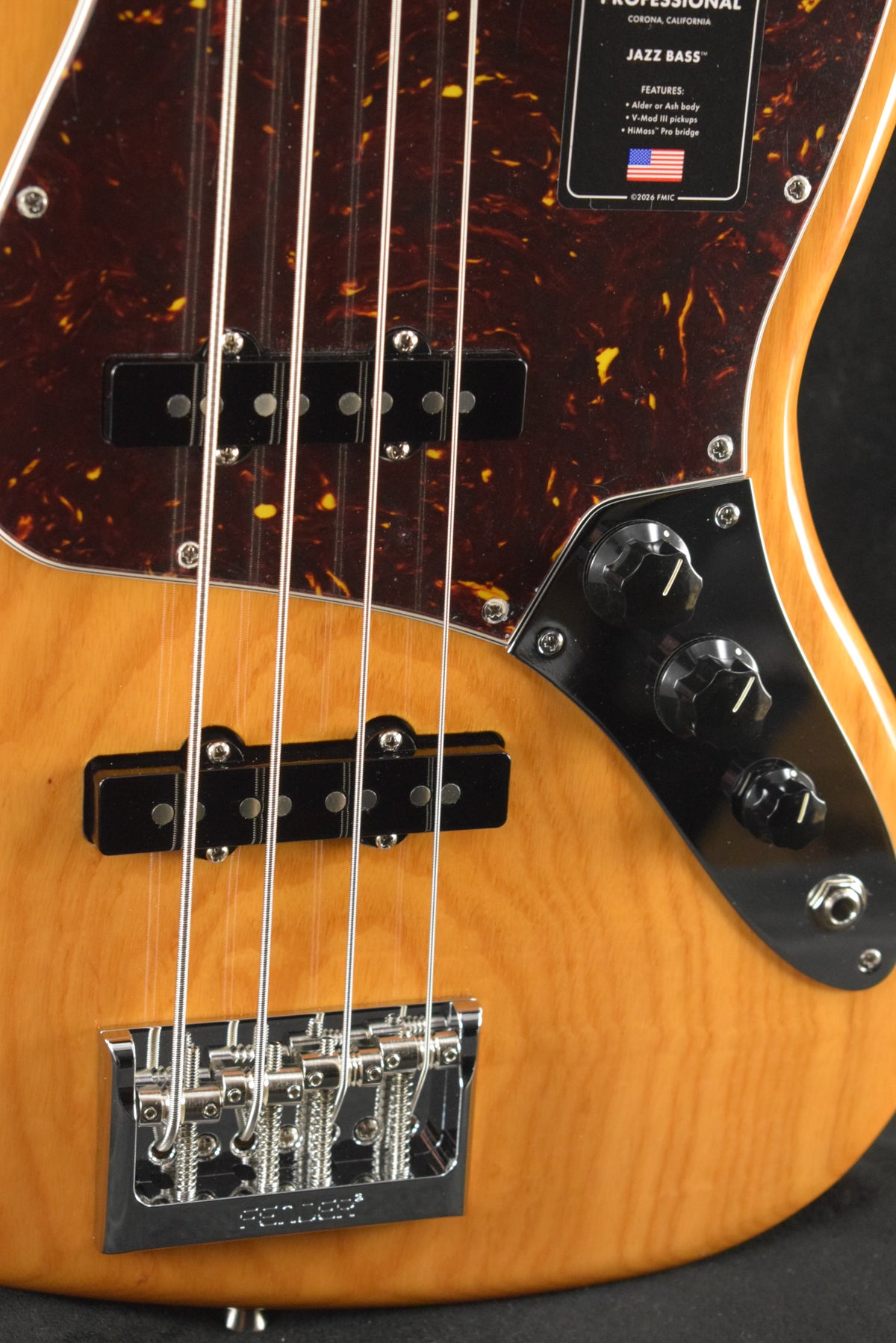 Fender American Professional Jazz Bass Natural Maple Fingerboard