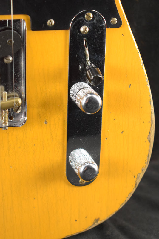 Fender Limited Edition HS Blackguard Tele Heavy Relic - Aged Butterscotch Blonde