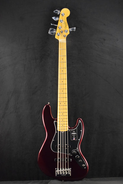 Fender American Professional Jazz Bass V Oxblood Maple Fingerboard