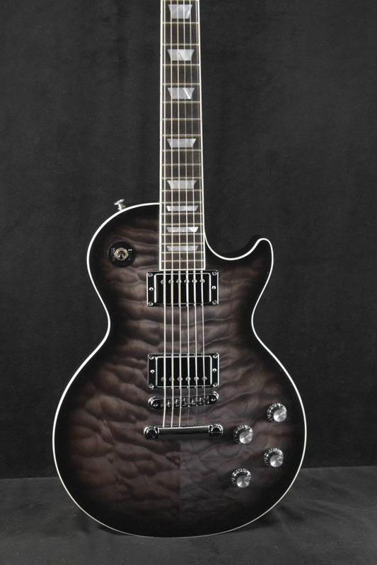 Gibson Mark Morton Les Paul Modern Quilt Translucent Ebony Burst Satin
