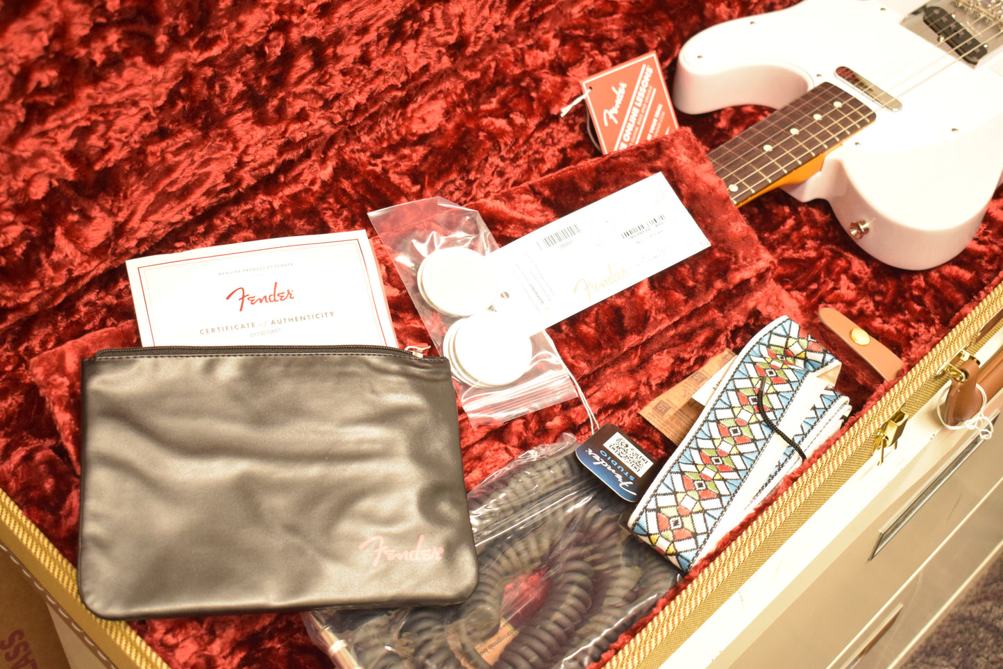 Fender Jimmy Page Mirror Telecaster Rosewood Fingerboard White Blonde