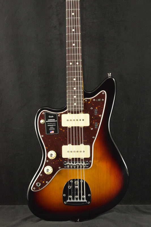 Fender American Professional II Jazzmaster Left-Hand 3-Color Sunburst Rosewood Fingerboard