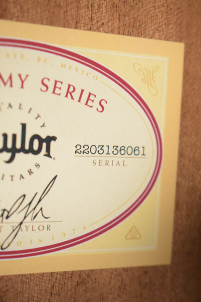 Taylor Academy 12e-N Nylon-String Acoustic-Electric Natural