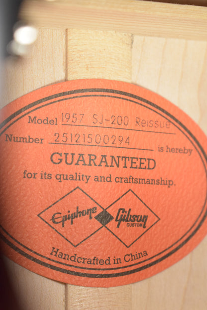 Epiphone IGC 1957 SJ-200 Reissue Vintage Sunburst w/ Hardshell Case