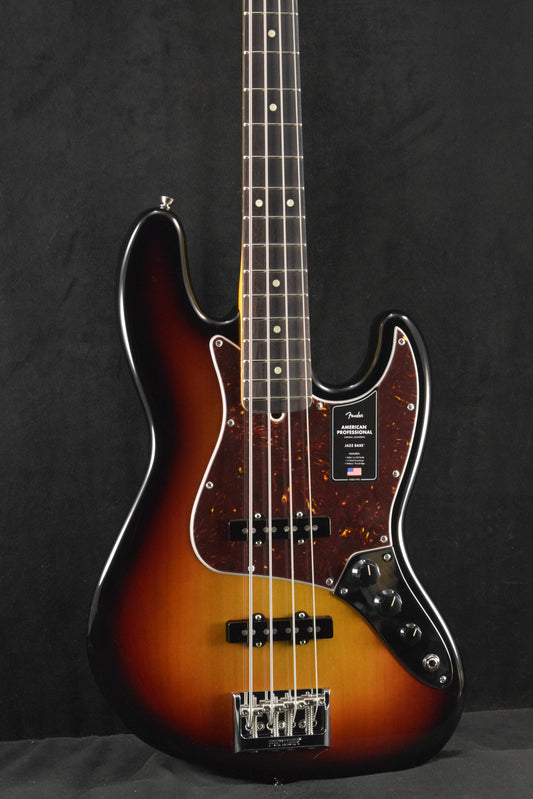Fender American Professional Jazz Bass 3-Color Sunburst Rosewood Fingerboard