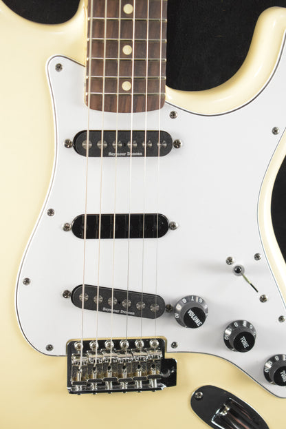 Fender Ritchie Blackmore Stratocaster Olympic White Scalloped Rosewood Fingerboard