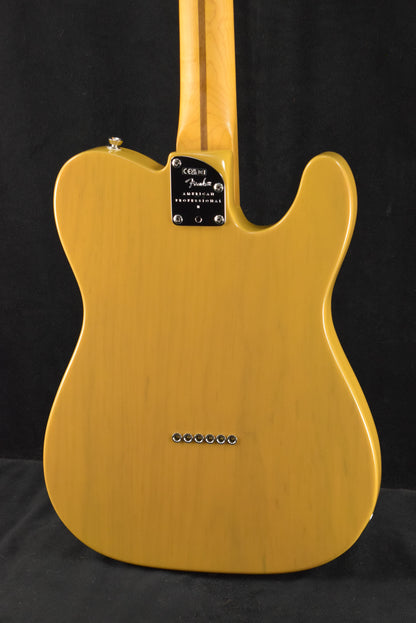 Fender American Professional II Telecaster Left-Hand Maple Fingerboard Butterscotch Blonde