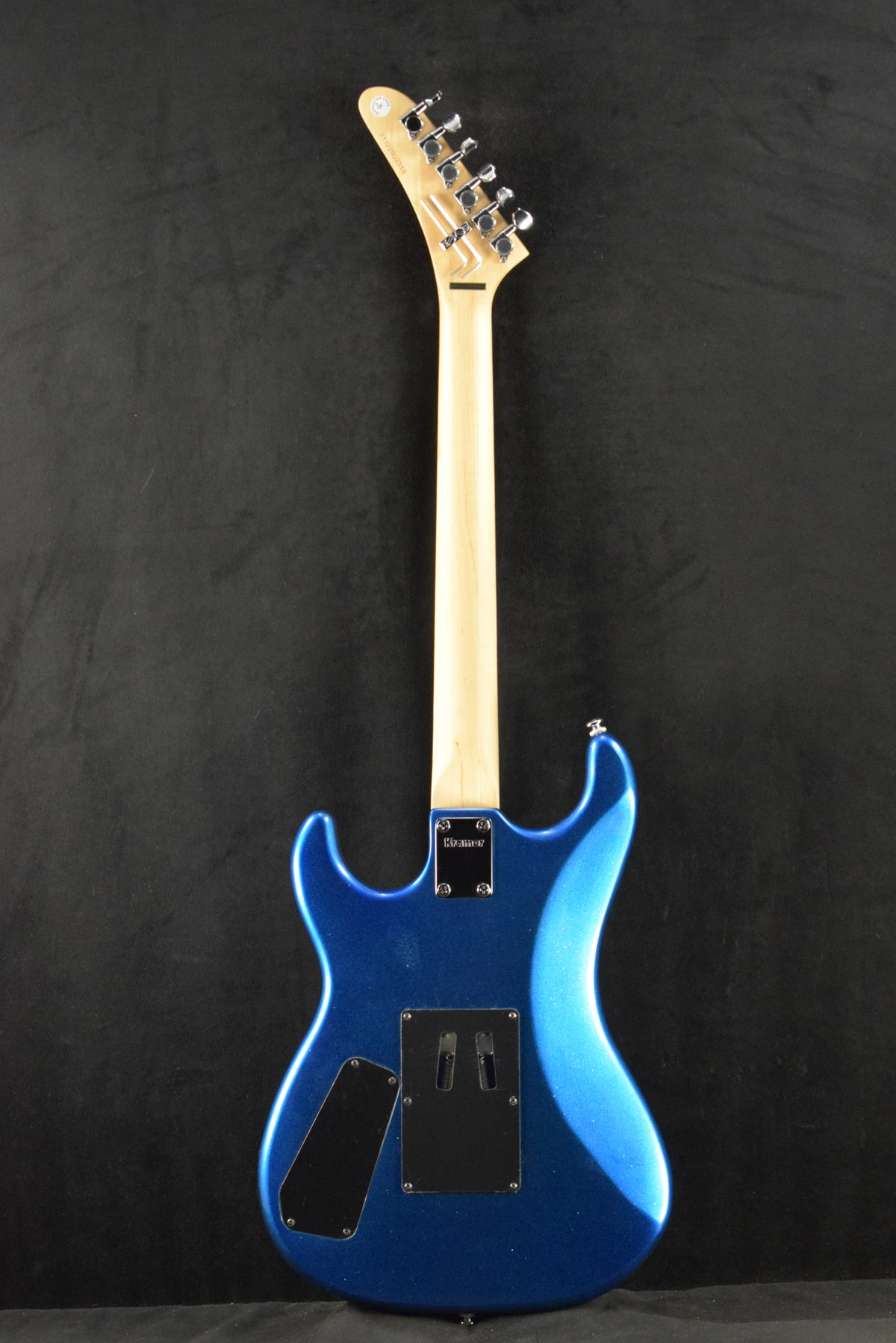 Kramer Baretta Hot Rod Blue Sparkle with Flames w/Premium Soft Case