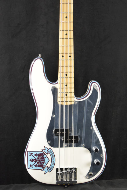Fender Steve Harris Precision Bass Olympic White Maple Fingerboard
