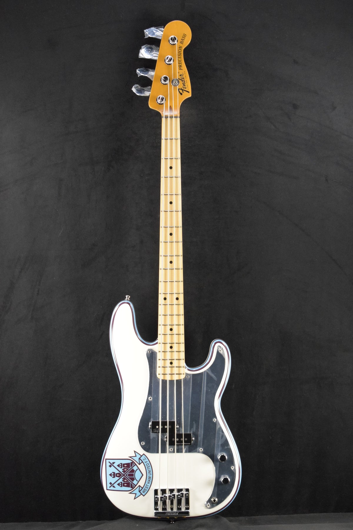 Fender Steve Harris Precision Bass Olympic White Maple Fingerboard