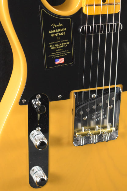 Fender American Vintage II 1951 Telecaster Left-Hand Butterscotch Blonde
