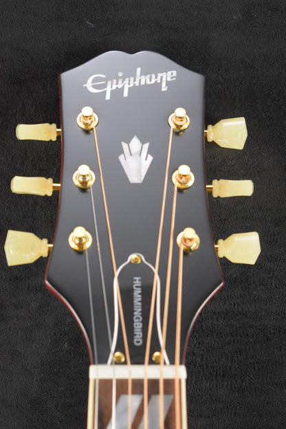 Epiphone Hummingbird Standard Left-Handed Cherry Sunburst w/ Premium Gig Bag