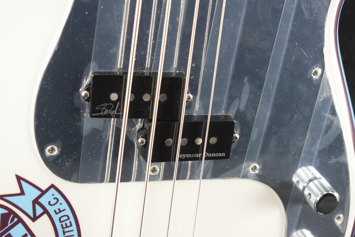 Fender Steve Harris Precision Bass Olympic White Maple Fingerboard