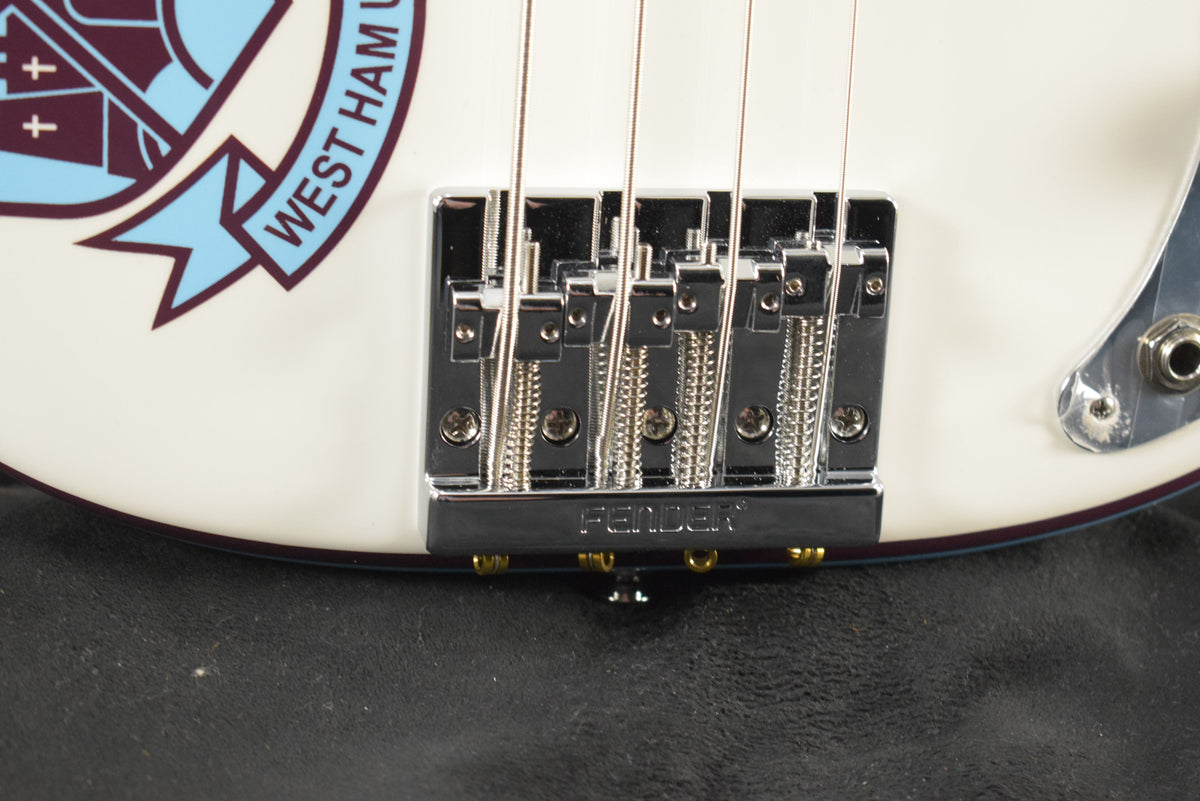 Fender Steve Harris Precision Bass Olympic White Maple Fingerboard