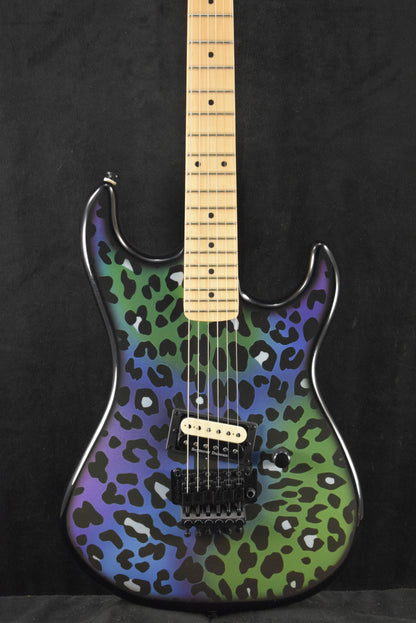 Kramer Baretta "Feral Cat" Custom Graphic Electric Guitar Rainbow Leopard B-STOCK