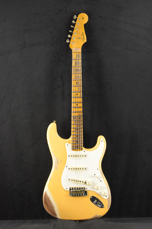 Fender 1957 Stratocaster Heavy Relic 1-Piece Quartersawn Maple Neck Aged Nocaster Blonde