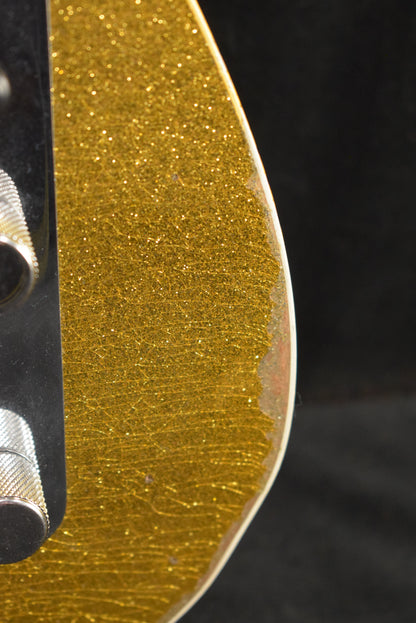 Fender Dual Stack HS Tele Relic Gold Sparkle Top with Natural Body 3A Rosewood Fingerboard