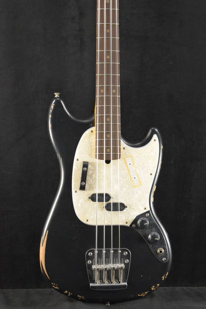 Fender JMJ Road Worn Mustang Bass Black