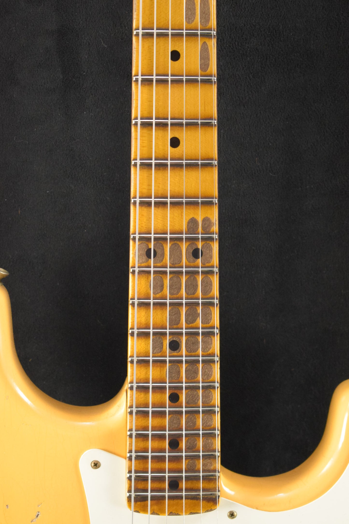 Fender 1957 Stratocaster Heavy Relic 1-Piece Quartersawn Maple Neck Aged Nocaster Blonde