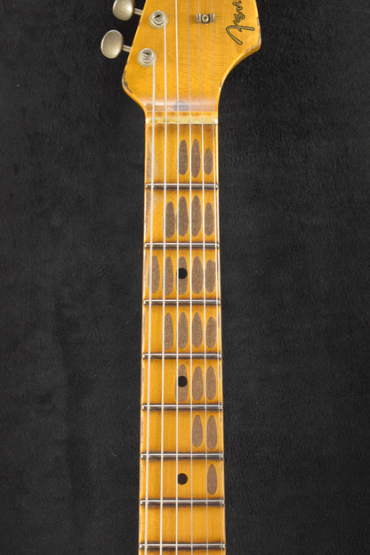 Fender 1957 Stratocaster Heavy Relic 1-Piece Quartersawn Maple Neck Aged Nocaster Blonde