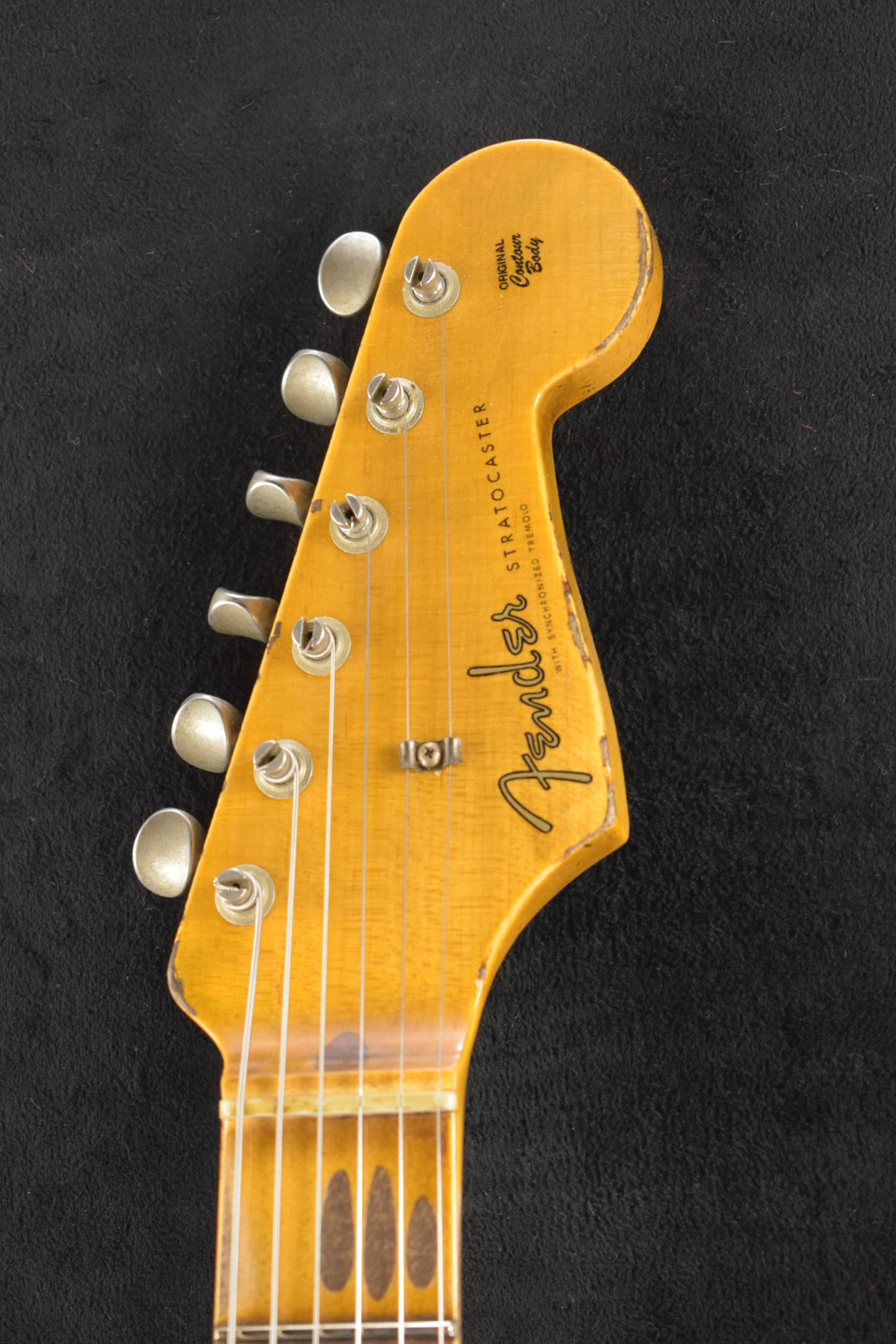 Fender 1957 Stratocaster Heavy Relic 1-Piece Quartersawn Maple Neck Aged Nocaster Blonde