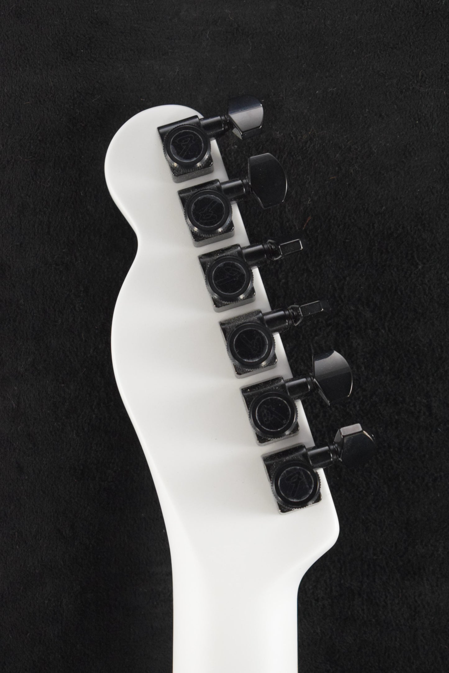 Fender Jack White Triplesonic Acoustasonic Telecaster Maple Fingerboard White Pickguard Satin Arctic White with Black Top