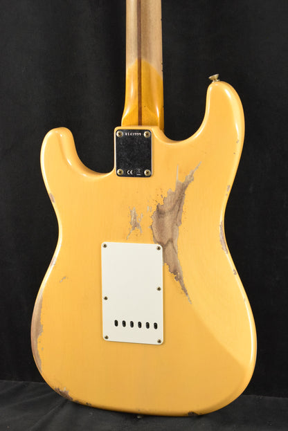 Fender 1957 Stratocaster Heavy Relic 1-Piece Quartersawn Maple Neck Aged Nocaster Blonde