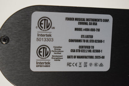 Fender Jack White Triplesonic Acoustasonic Telecaster Maple Fingerboard White Pickguard Satin Arctic White with Black Top