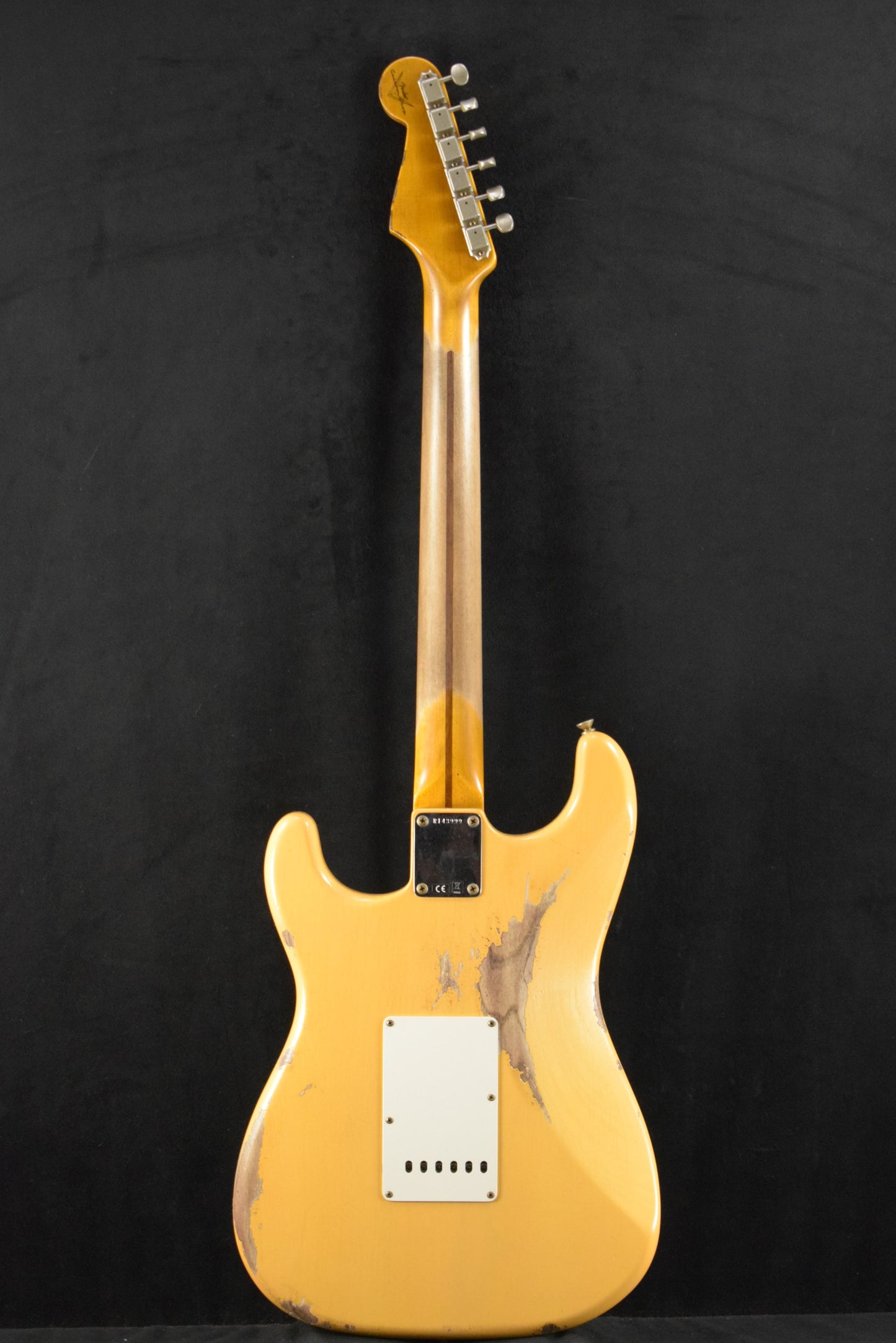 Fender 1957 Stratocaster Heavy Relic 1-Piece Quartersawn Maple Neck Aged Nocaster Blonde