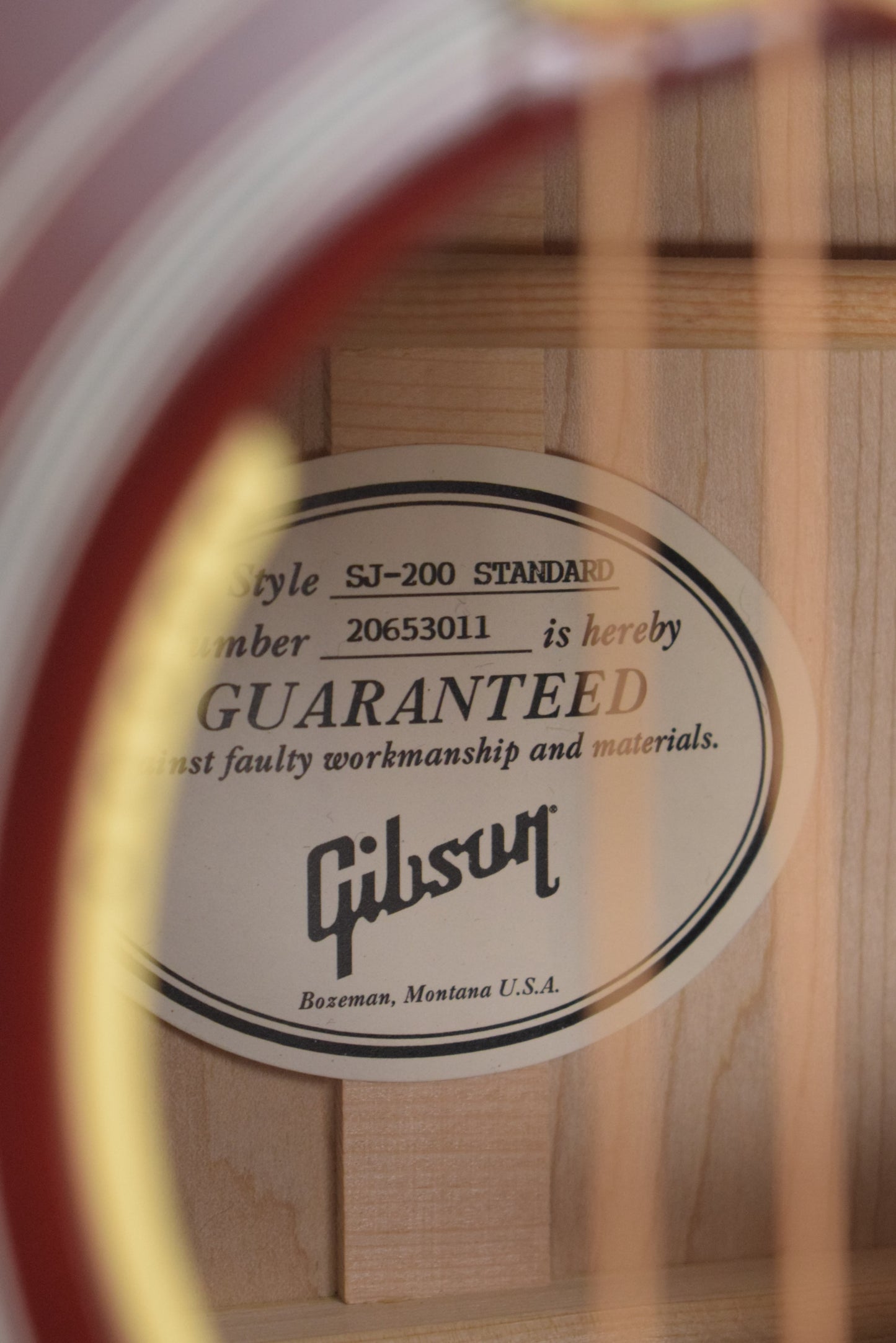 Gibson SJ-200 Standard Wine Red