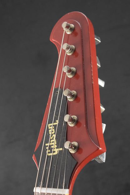 Gibson Murphy Lab 1963 Firebird V With Maestro Vibrola Cardinal Red Light Aged