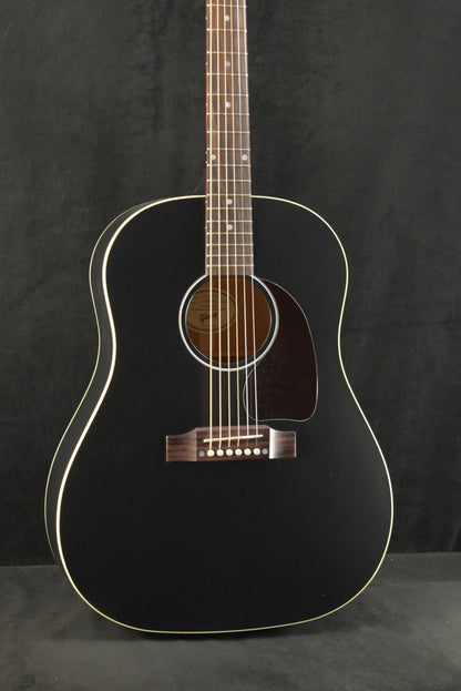 Gibson J-45 Special Satin Ebony w/ Premium Soft Shell Case