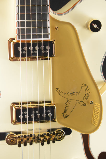 Gretsch G6136-55 Vintage Select Edition '55 Falcon with Cadillac Tailpiece Vintage White Lacquer