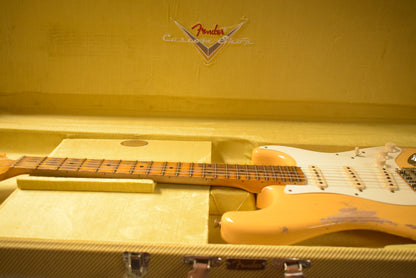 Fender 1957 Stratocaster Heavy Relic 1-Piece Quartersawn Maple Neck Aged Nocaster Blonde