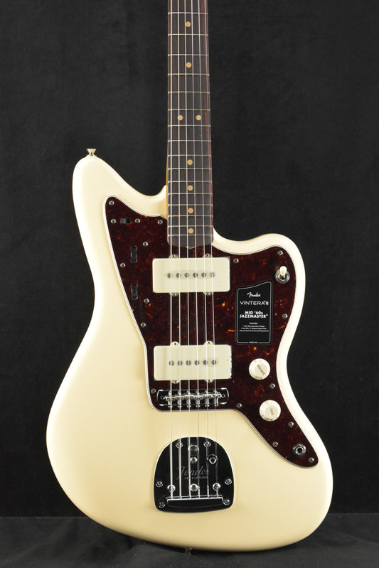 Fender Vintera III Mid '60s Jazzmaster Olympic White Rosewood Fingerboard