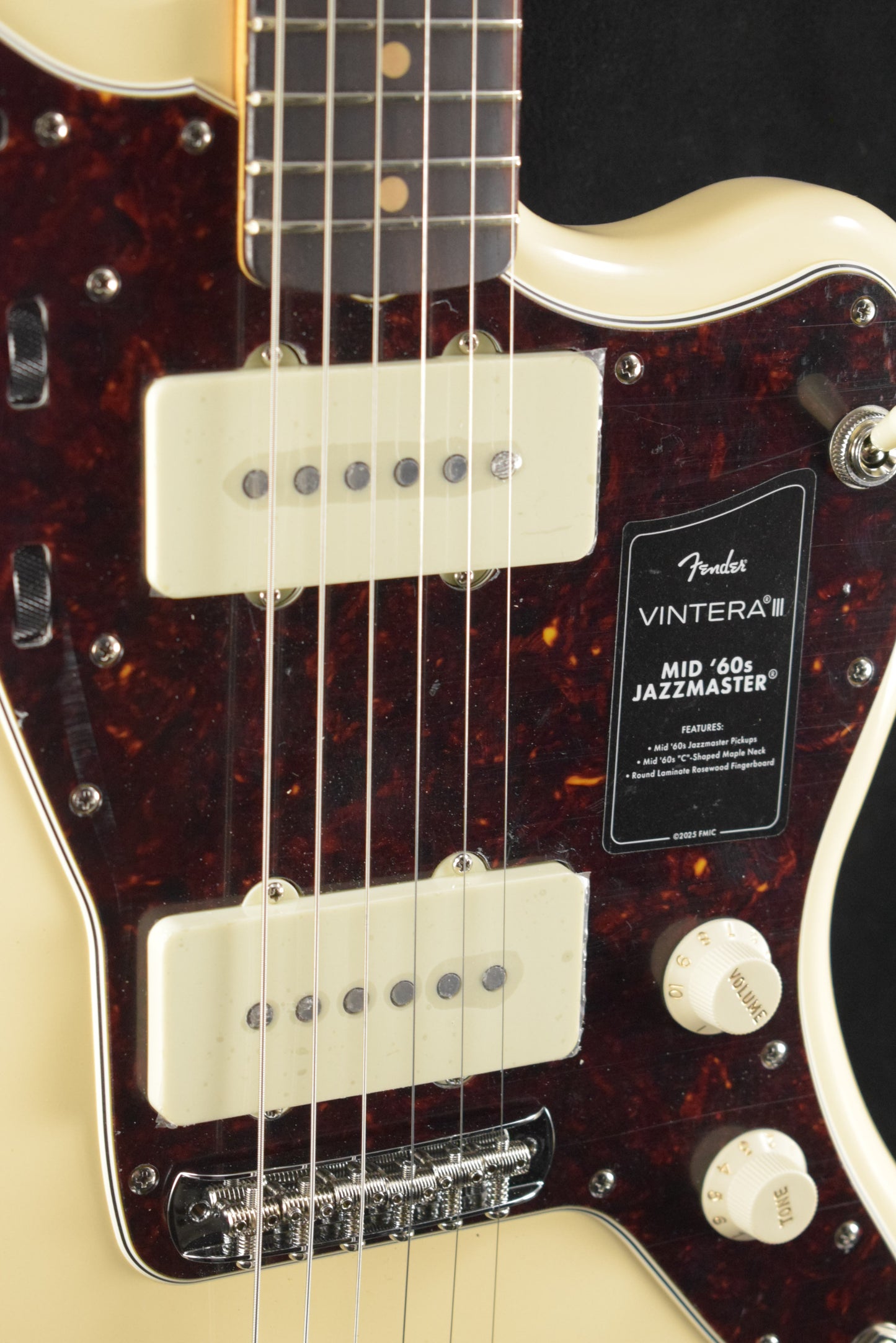 Fender Vintera III Mid '60s Jazzmaster Olympic White Rosewood Fingerboard