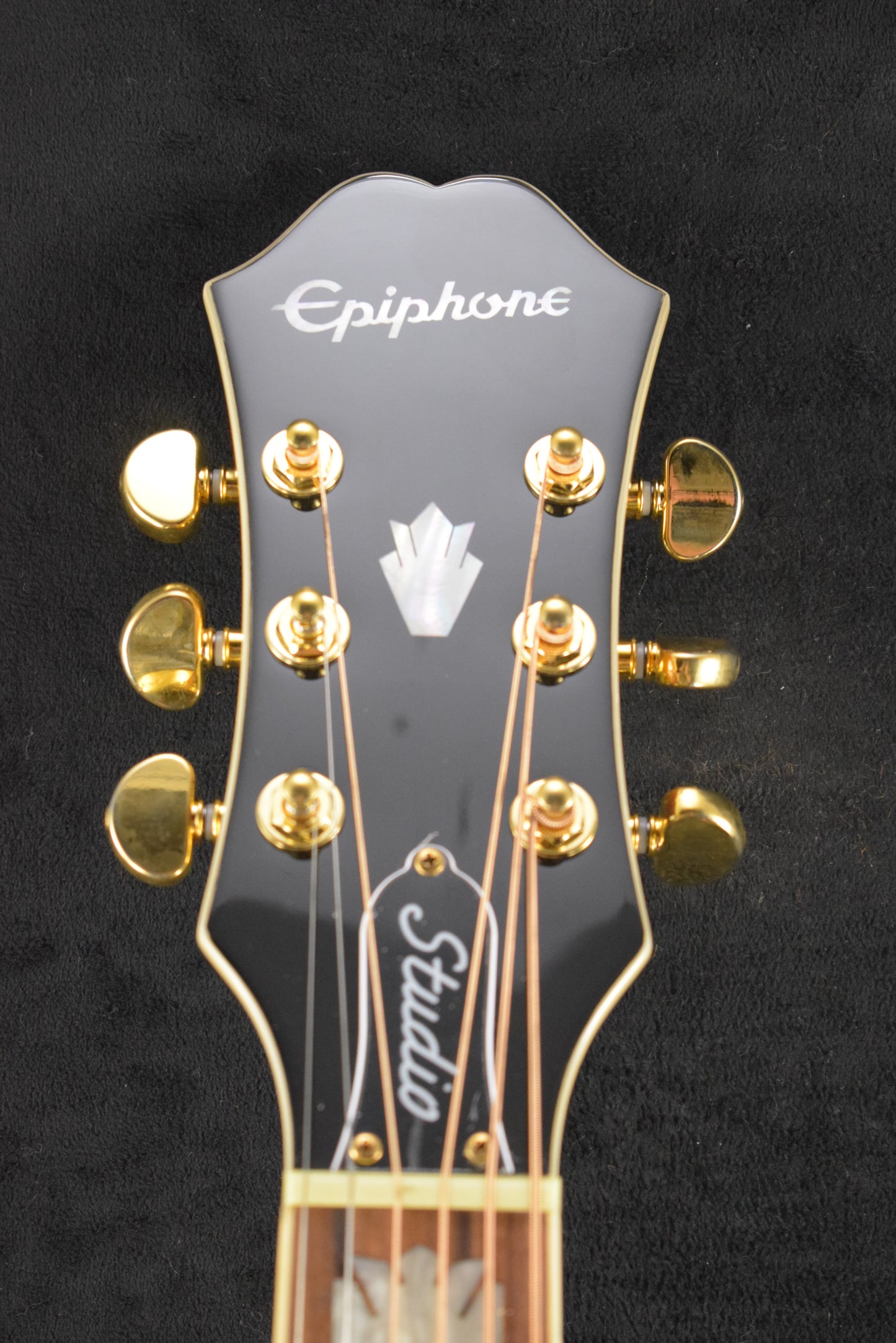 Epiphone J-200 EC Studio Left-Handed Vintage Sunburst