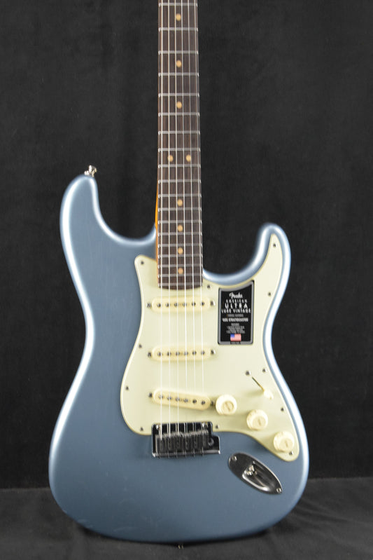 Fender American Ultra Luxe Vintage '60s Stratocaster Rosewood Fingerboard Ice Blue Metallic