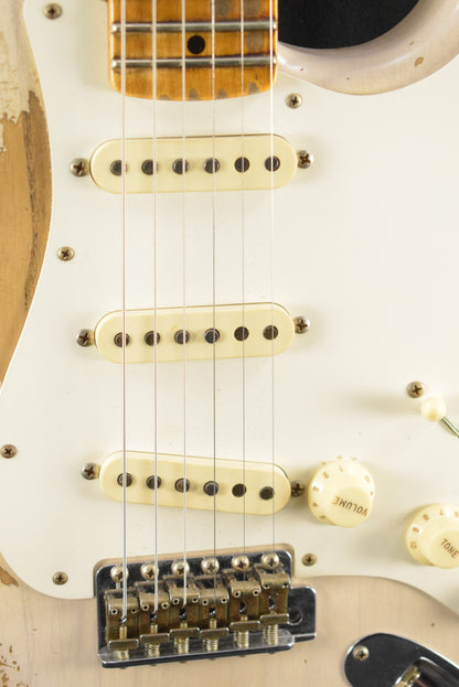 Fender Custom Shop Limited Edition Red Hot Stratocaster Super Heavy Relic - Aged White Blonde